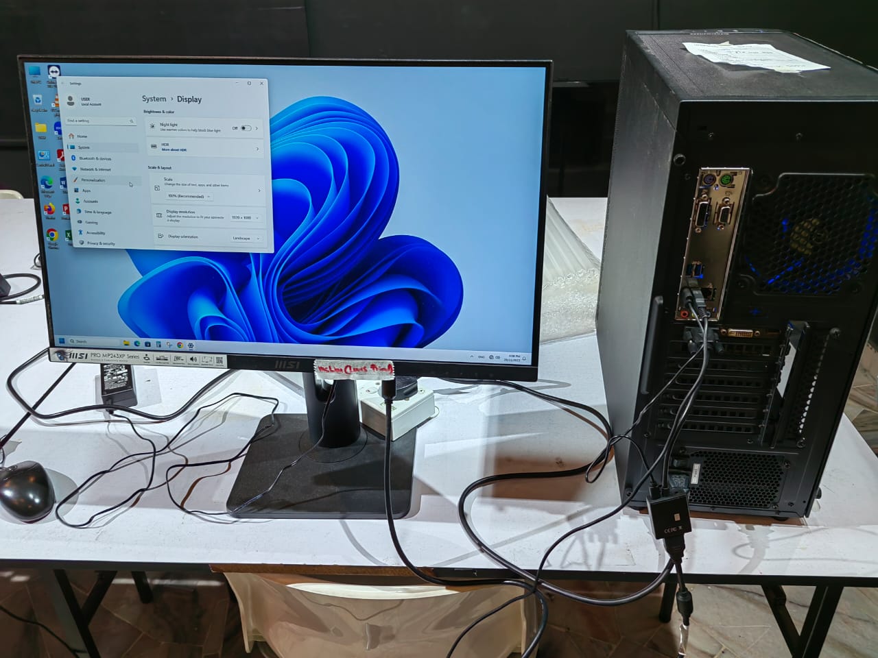 Desktop PC VGA to HDMI Display/Monitor modify