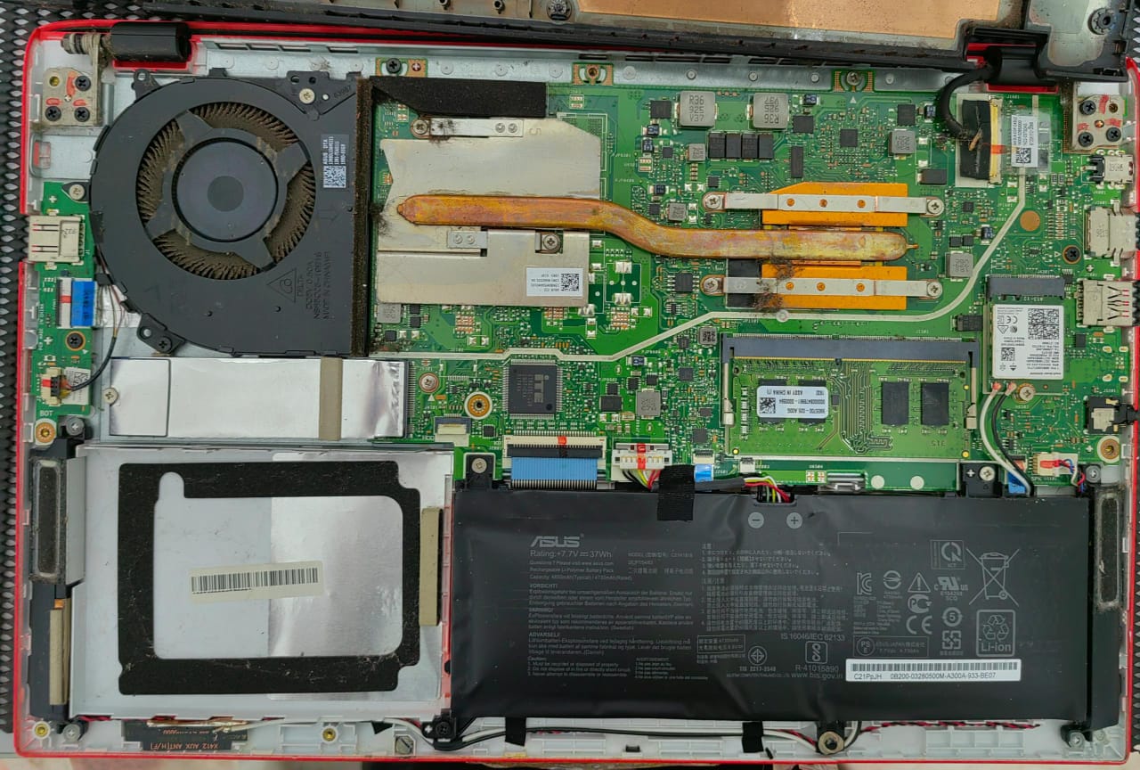 Asus Vivobook 14 Battery Swollen