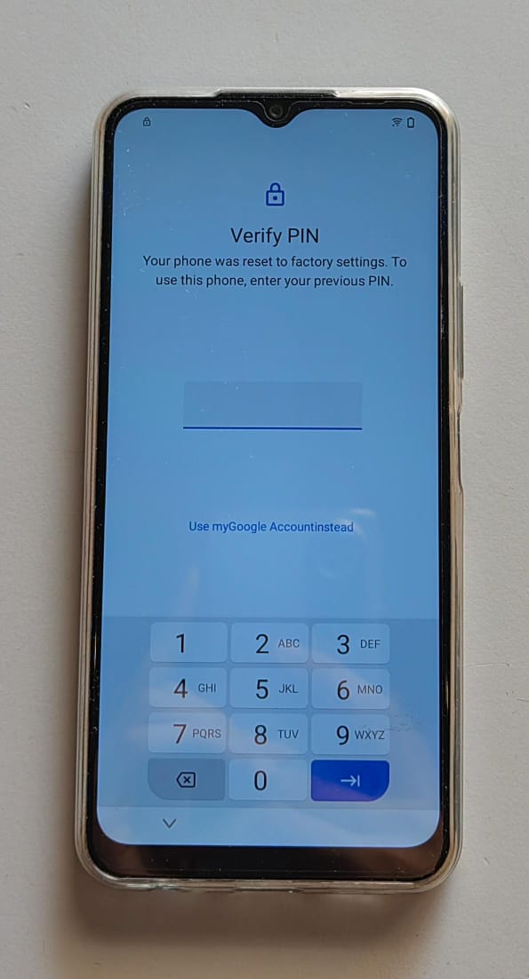 Vivo phone pin locked