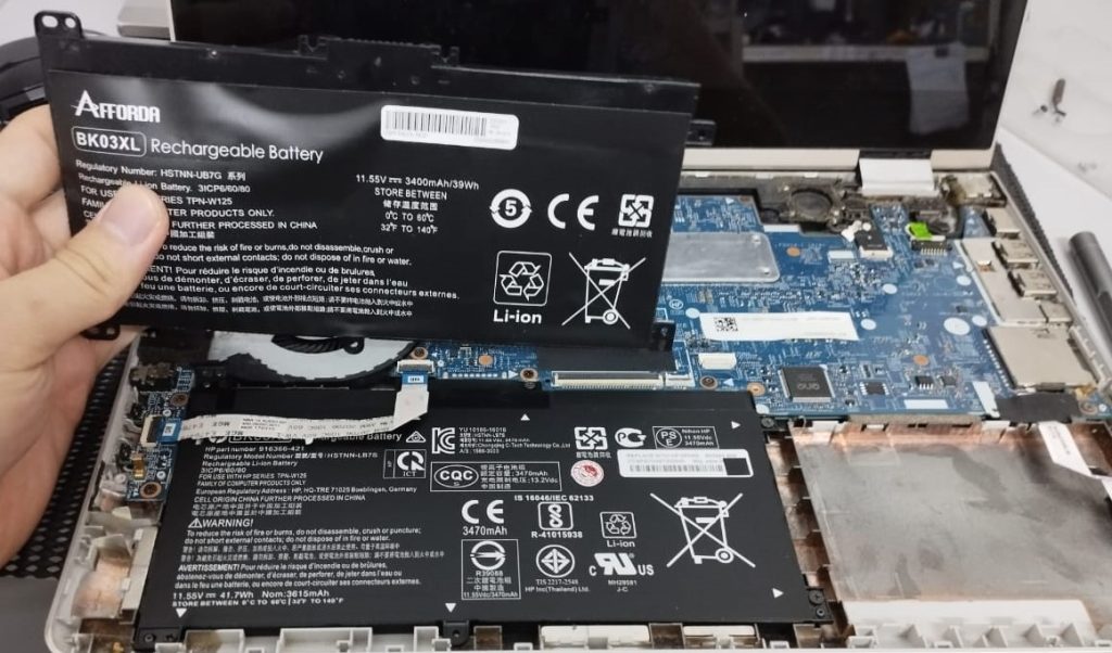 HP Pavilion x360 Convertible Battery replacement