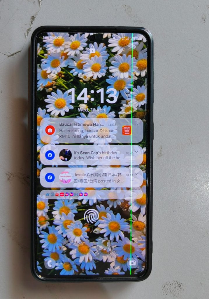 Samsung Galaxy S21 Screen Green Lines