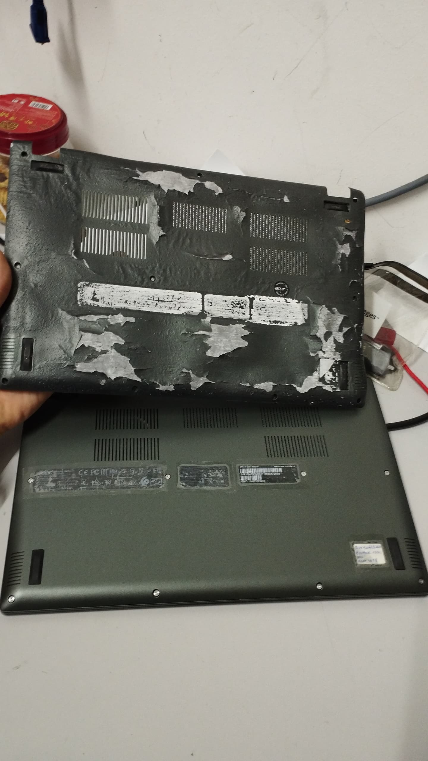 Acer SF514-55NW Replace Bottom Case