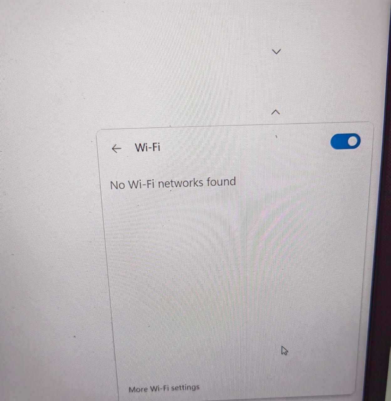 Asus Tuf Gaming No WiFi Network Found