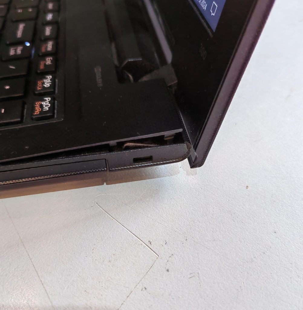 Lenovo Ideapad 300 Hinge Broken