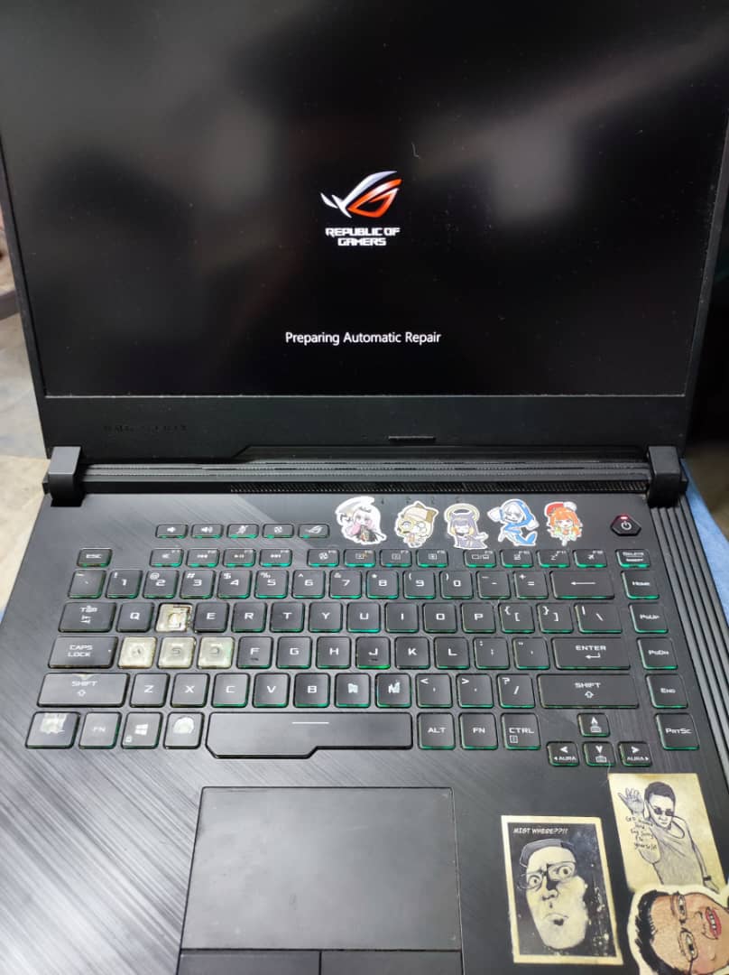 ROG STRIX STUCK AT AUTOMATIC REPAIR
