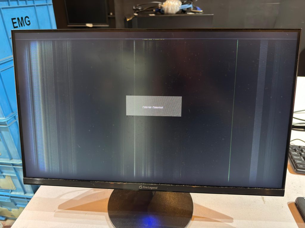 Aopen 24MV1Y 165Hz Monitor horizontal lines on screen