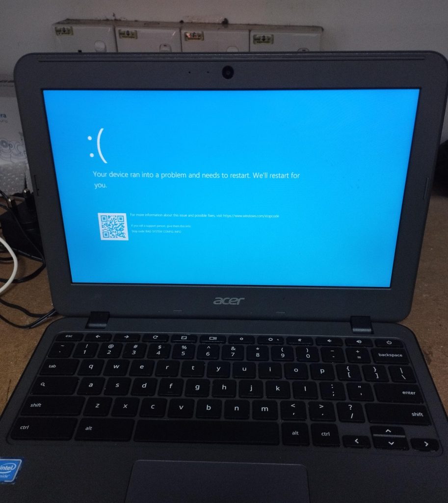 Acer C731 Bluescreen Error
