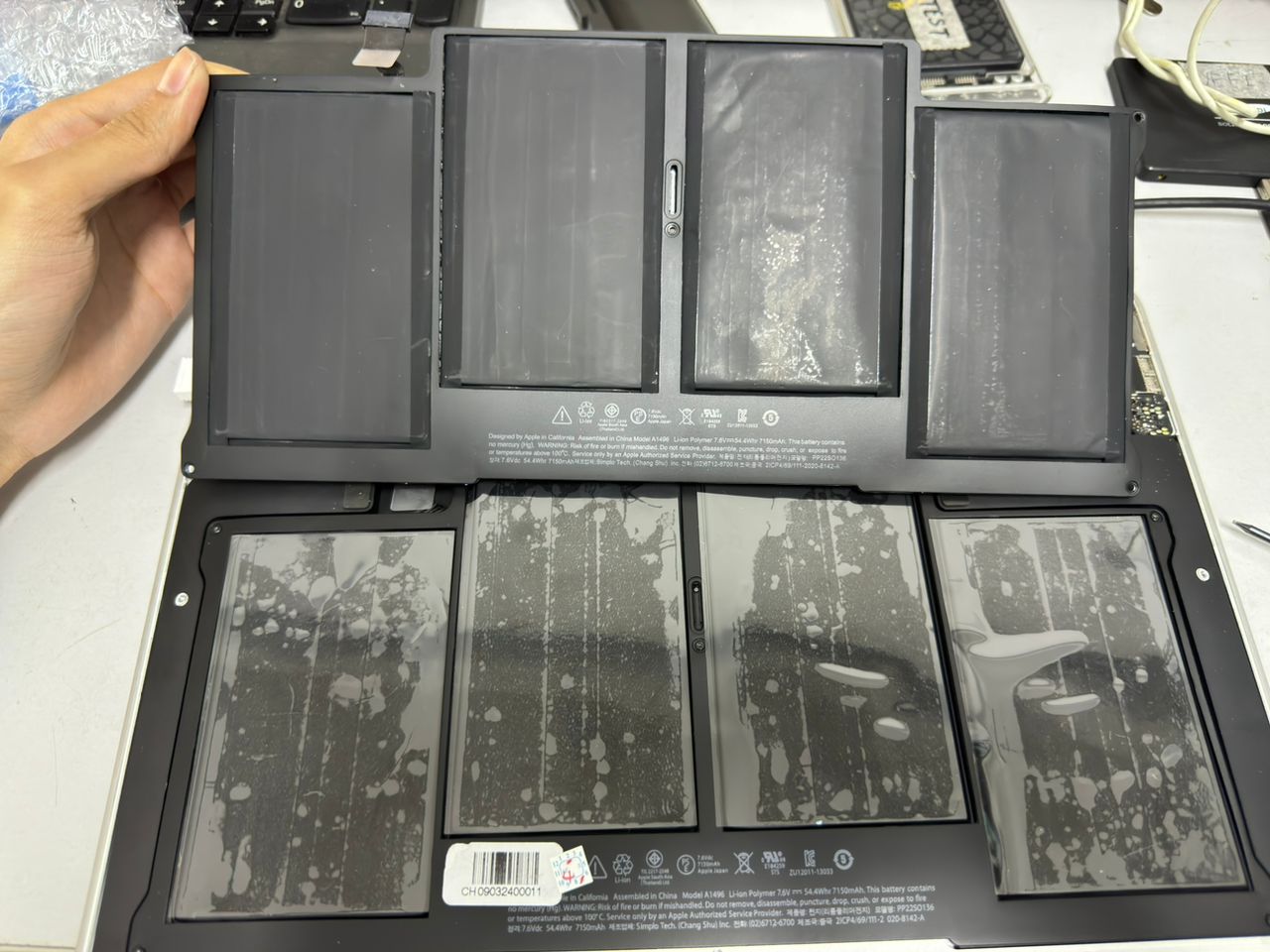MacBook Air replace battery