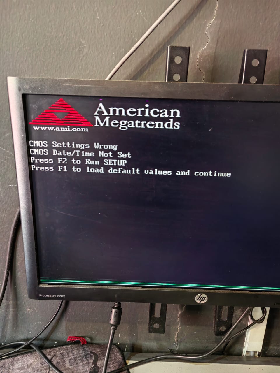 Desktop PC 'F1' Error