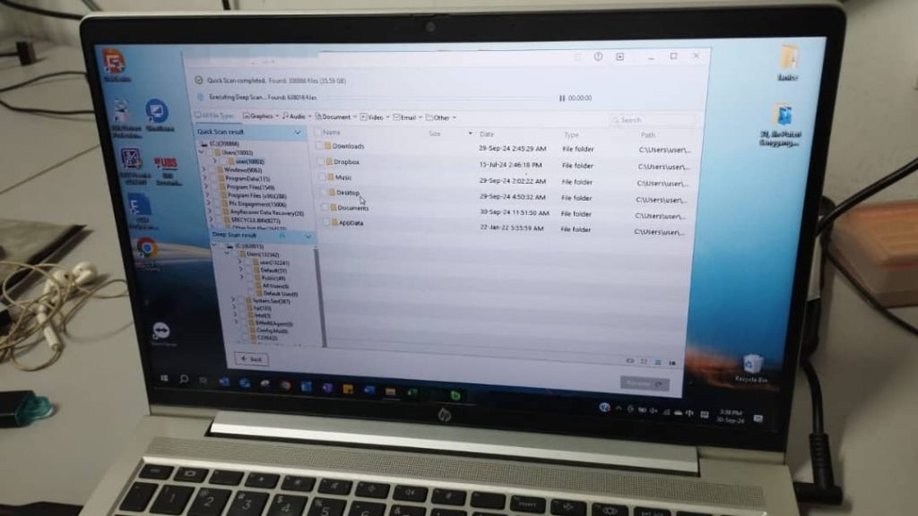 Laptop Recovery Data