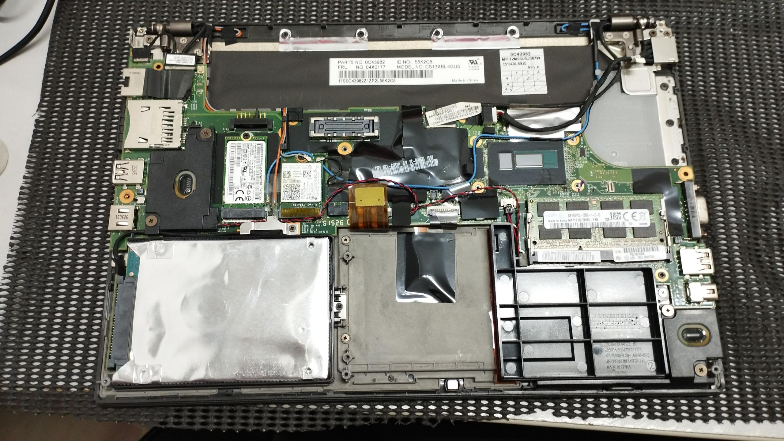 Lenovo Thinkpad X250 Mainboard repair