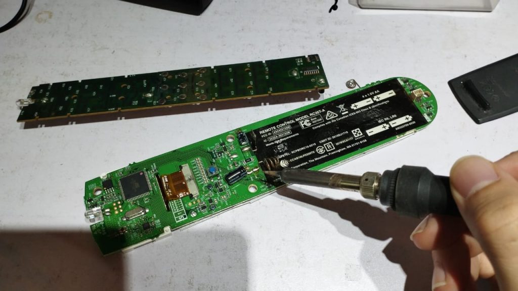 TV Remote Control MainBoard Chip Repair