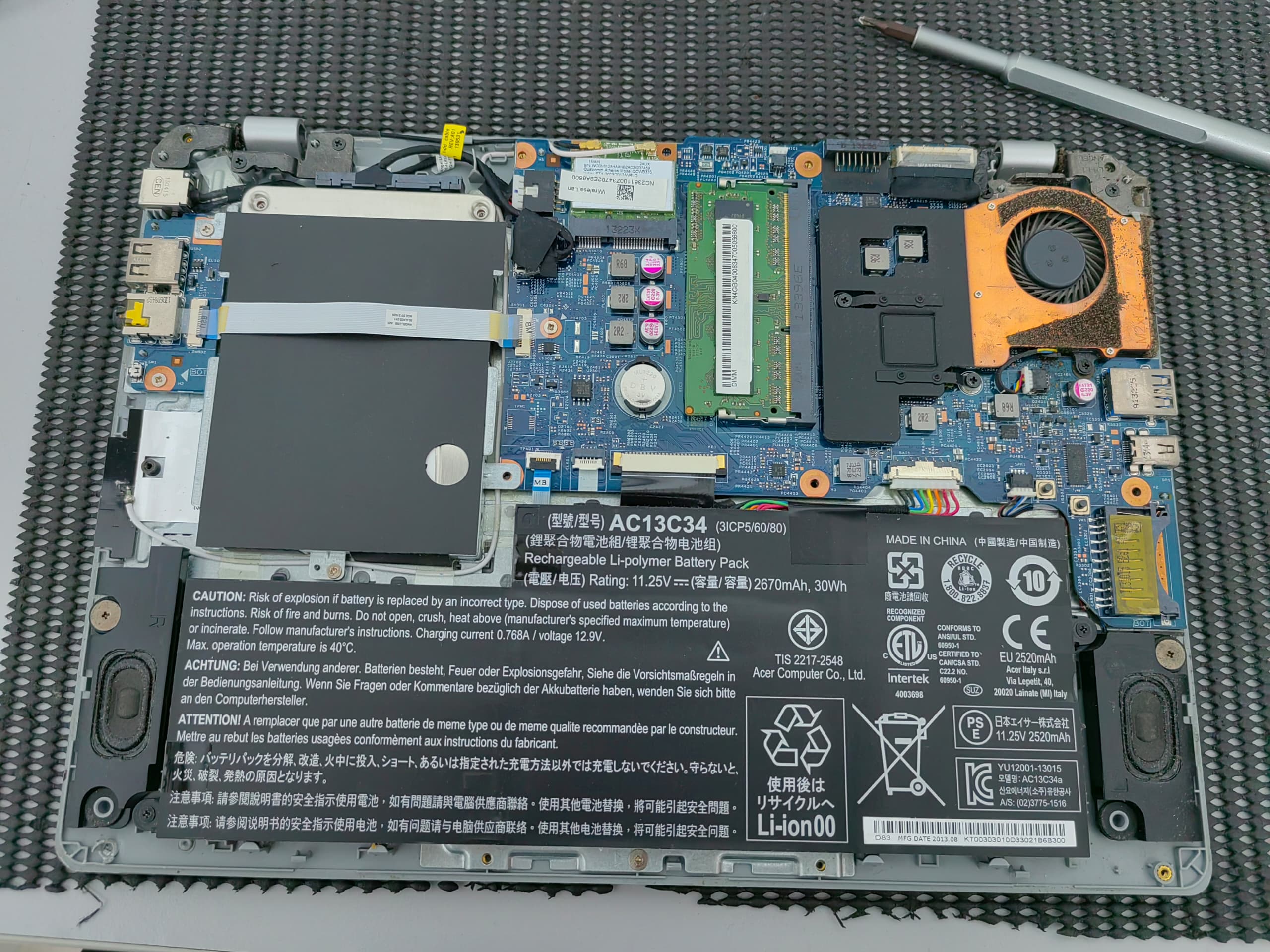 Acer Aspire V5 series Mainboard Repair (No Display)