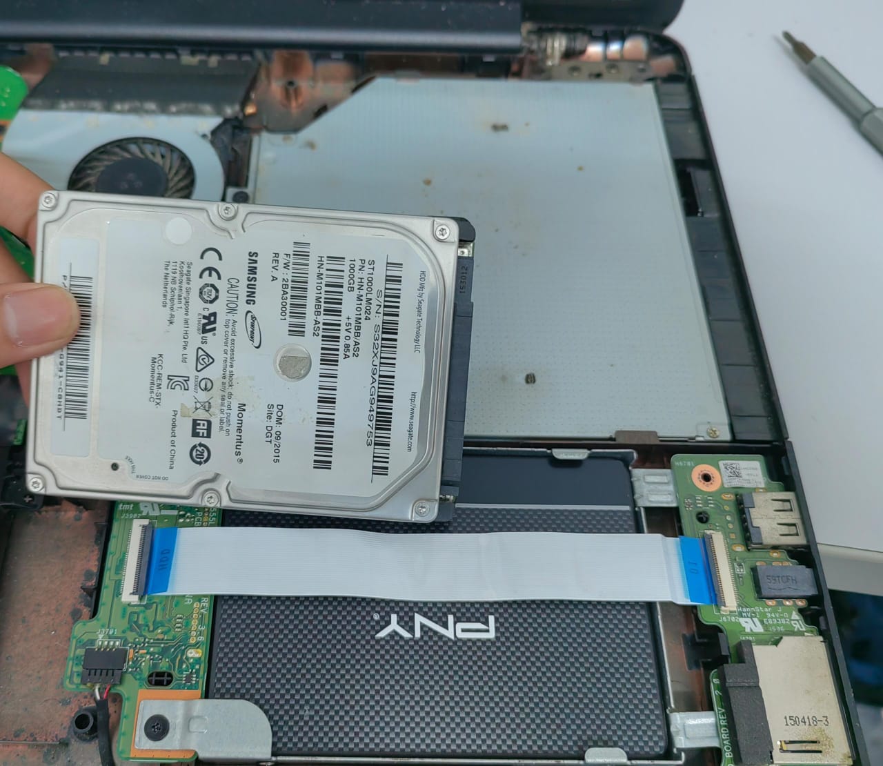 Asus A555L replace disk
