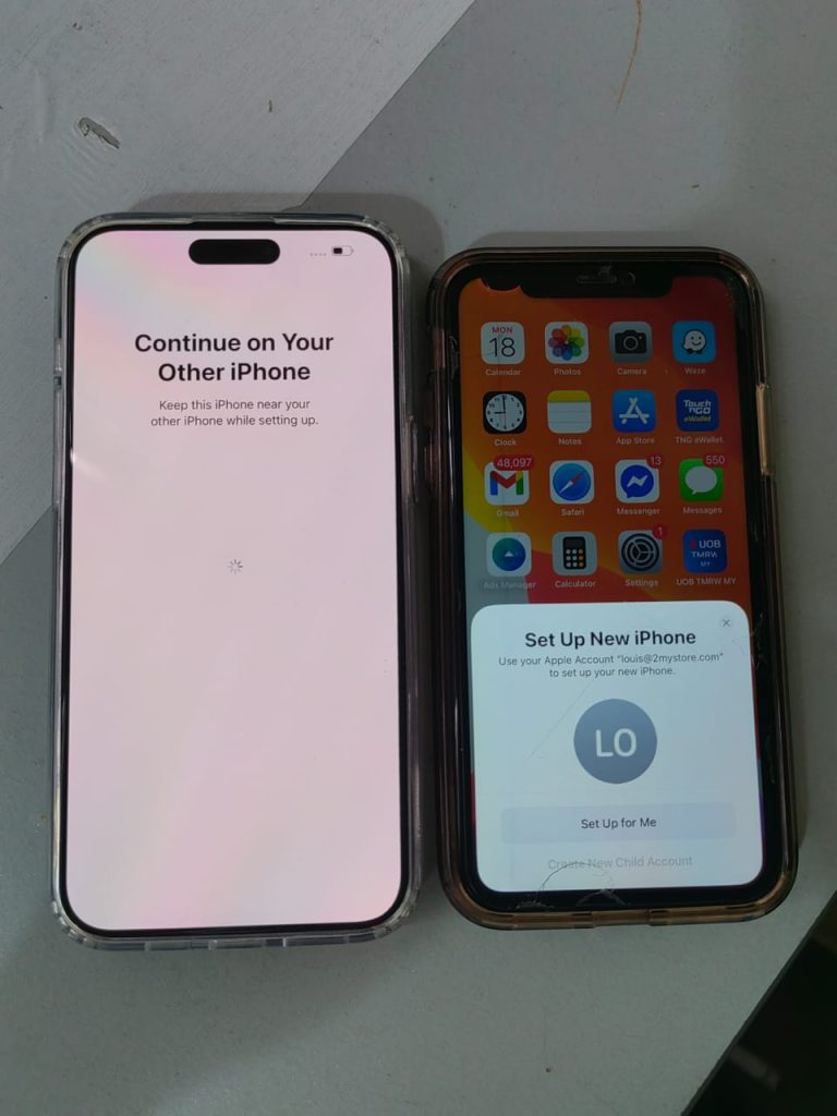 OLD IPHONE TRANSFER TO NEW IPHONE