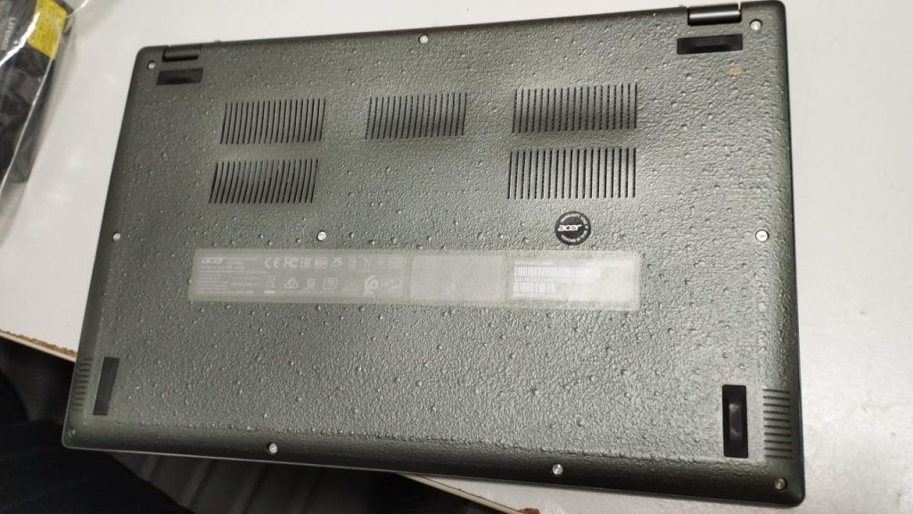 LAPTOP COVER DAMAGED
