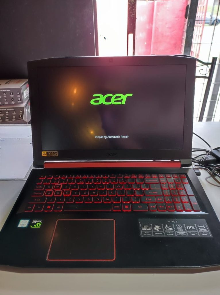 ACER NITRO 5 UNABLE TO BOOT WINDOWS OS