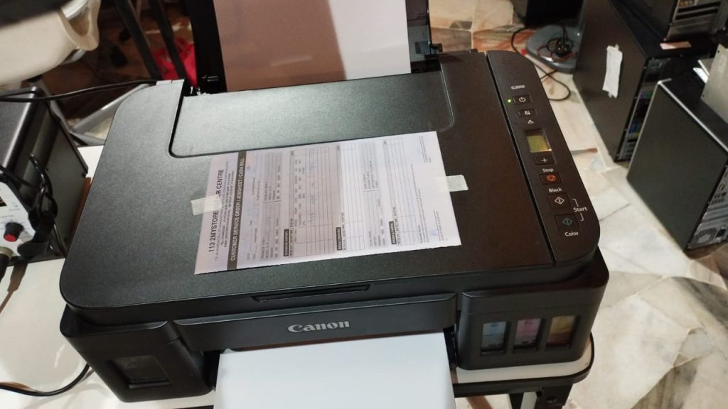 CHECK CANON PRINTER (PAPER JAM)
