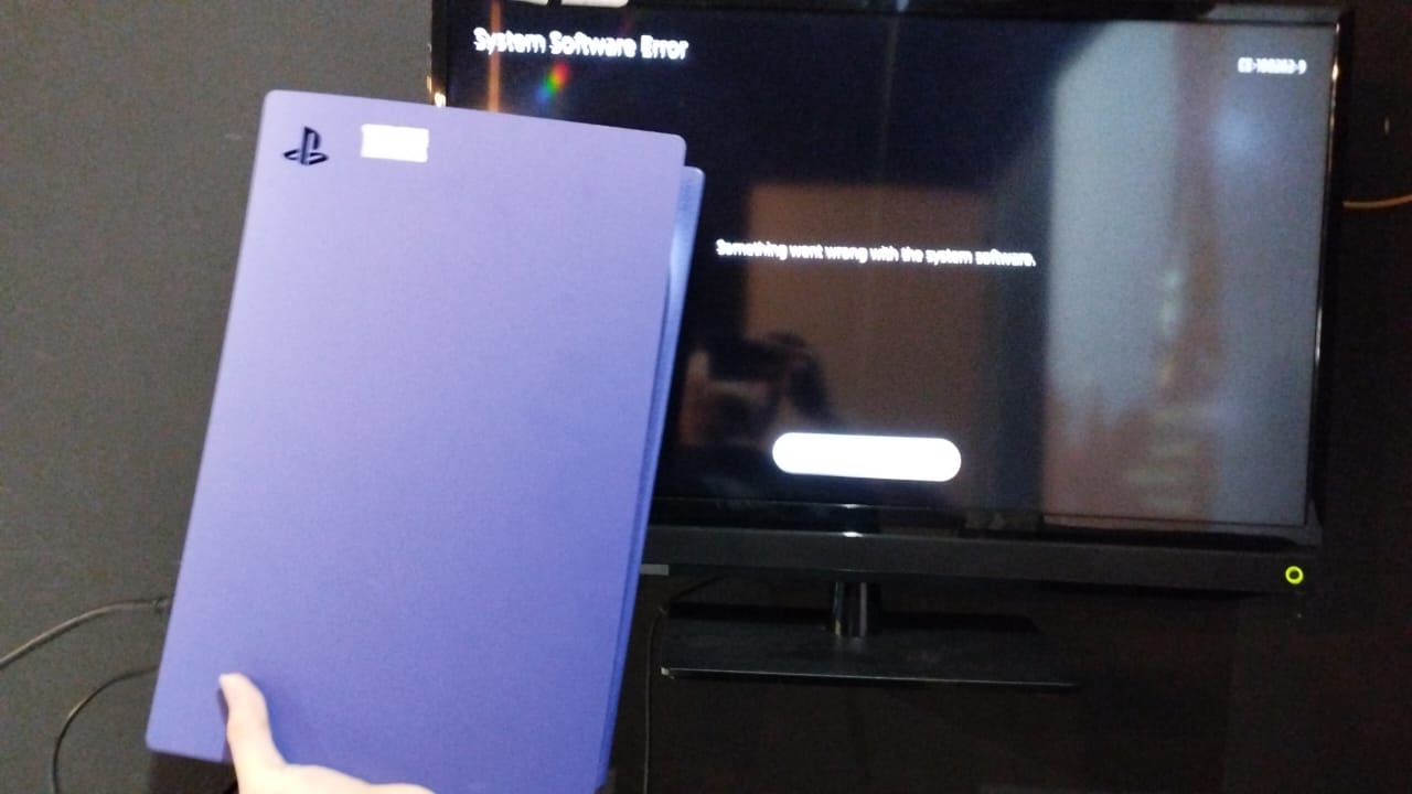 PS5 SYSTEM SOFTWARE ERROR