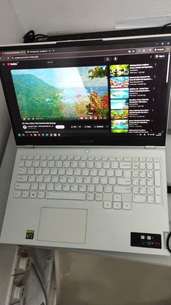 LENOVO LAPTOP CPU STRESS TEST