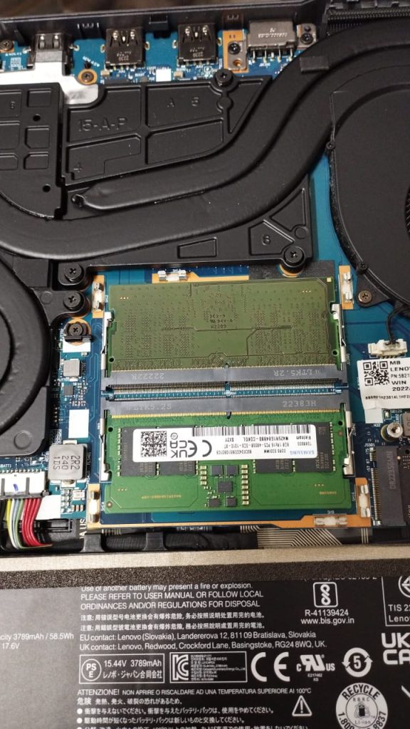 UPGRADE LENOVO LAPTOP RAM