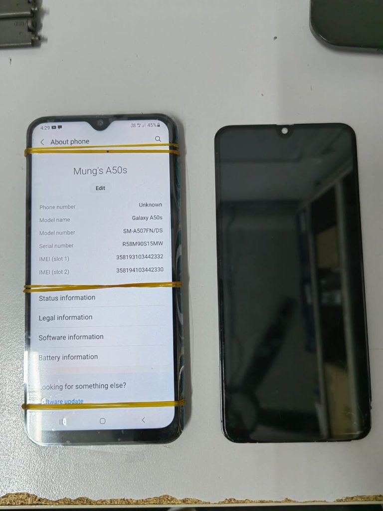 SAMSUNG GALAXY A50S SCREEN REPLACEMENT