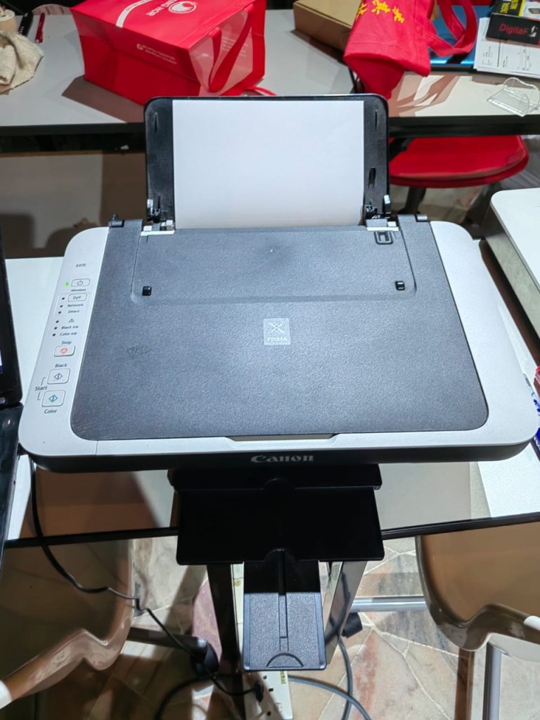 CANON E470 PAPER STUCK ISSUE