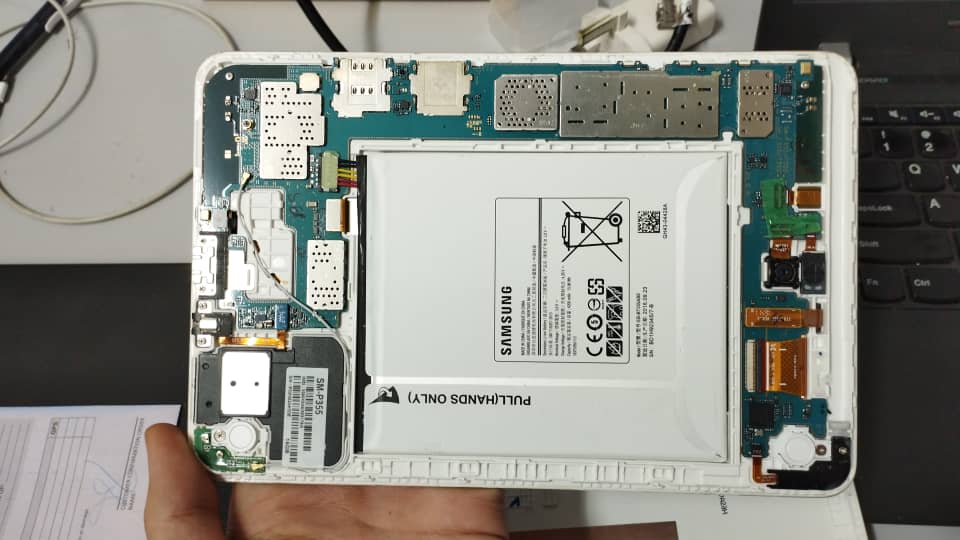 CHECK POWER BUTTON FOR SAMSUNG TAB