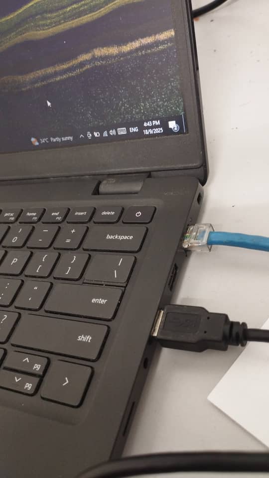 LAPTOP LAN PORT IS NOT WORKING