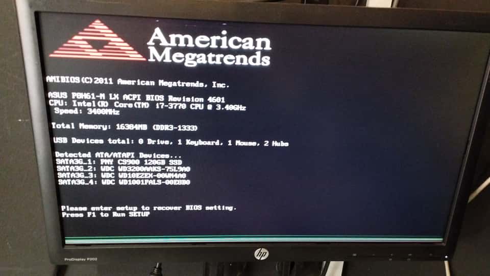 DESKTOP BIOS ISSUE