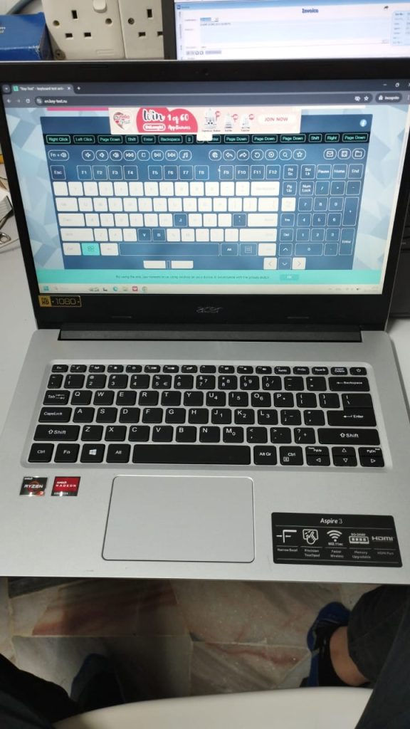 ACER LAPTOP KEYBOARD ISSUE