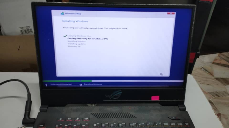 ASUS LAPTOP FORMAT