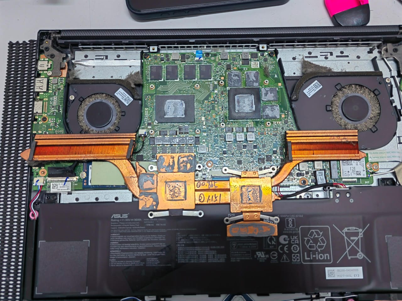 ASUS VIVOBOOK 16X OLED DISK REPLACEMENT & CLEANING SERVICE