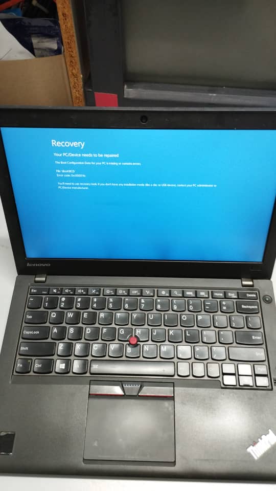 LENOVO LAPTOP CANNOT BOOT (BLUESCREEN)