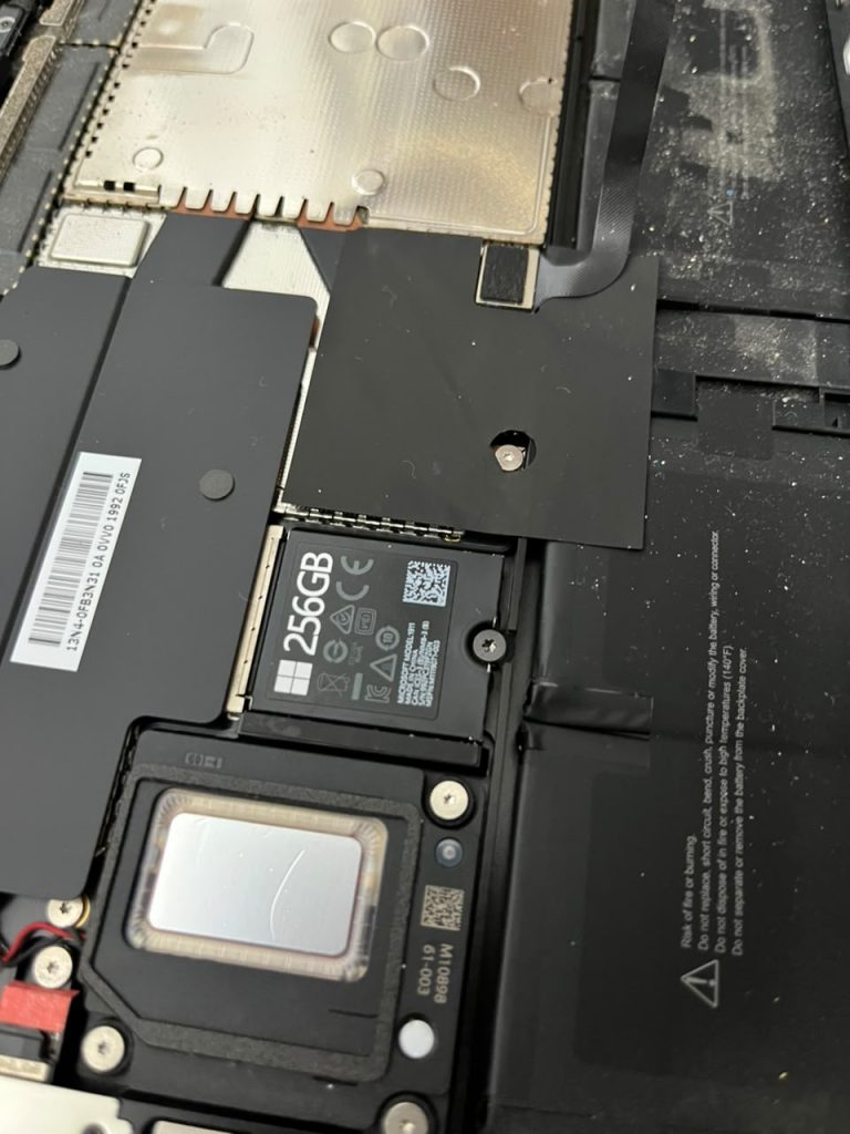 Surface Laptop SSD Disk Replacement
