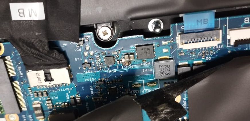 Gaming Laptop Motherboard Repair (Chipset Burned)
